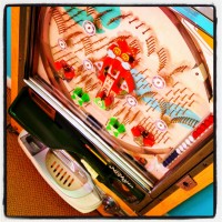 CHRISTIAN MONTONE iPhone Instagram Photo Vintage 1960s Pachinko Machine[1]