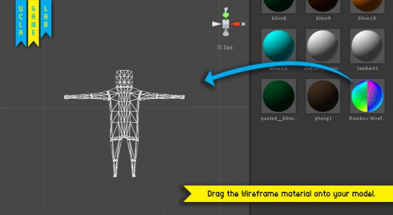 UCLA Game Lab » Unity Wireframe Shader