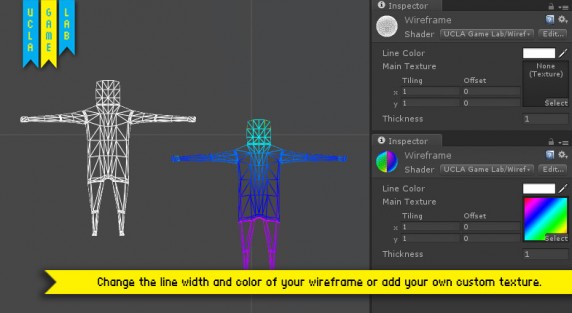 UCLA Game Lab » Unity Wireframe Shader